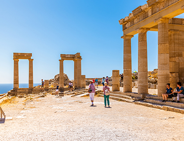 Ruins of ancient temple, Lindos